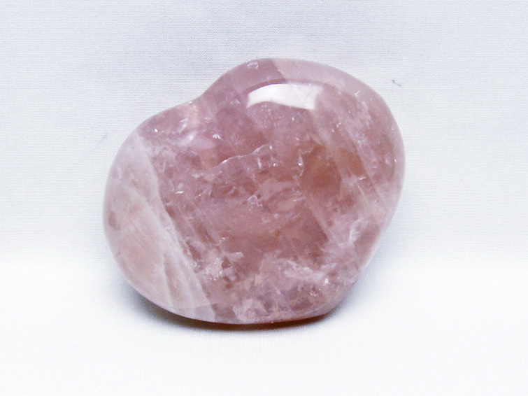 ローズクォーツハート置物[T457-4630] 1枚目