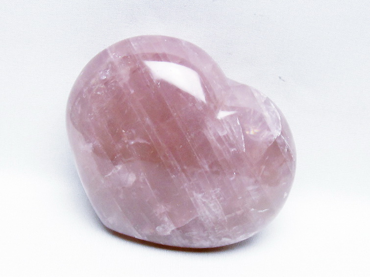 ローズクォーツハート置物[T457-4636] 2枚目
