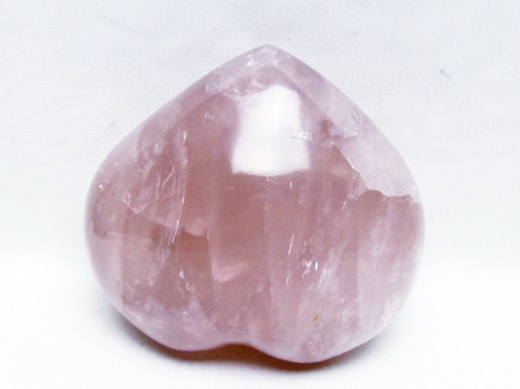 ローズクォーツハート置物[T457-4643] 3枚目