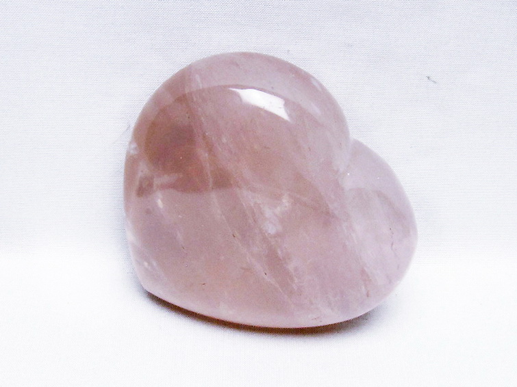 ローズクォーツハート置物[T457-4646] 2枚目