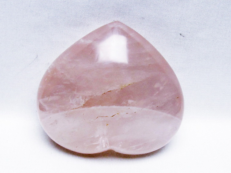 ローズクォーツハート置物[T457-4646] 3枚目