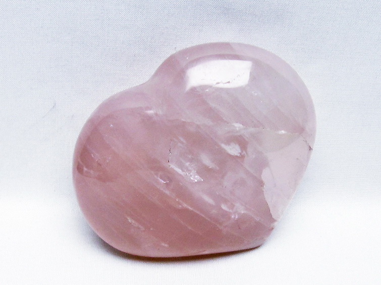 ローズクォーツハート置物[T457-4650] 2枚目
