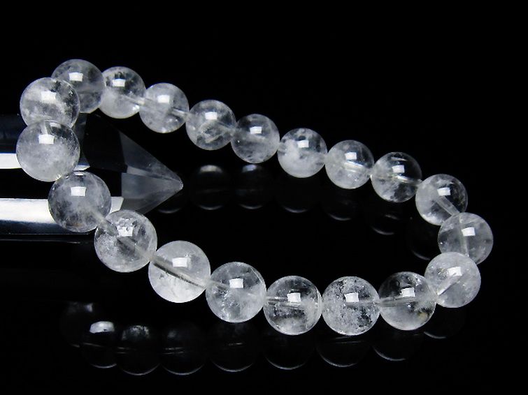 ラビットヘア ファントム 水晶 ブレスレット 10mm [T458-1354] 1枚目