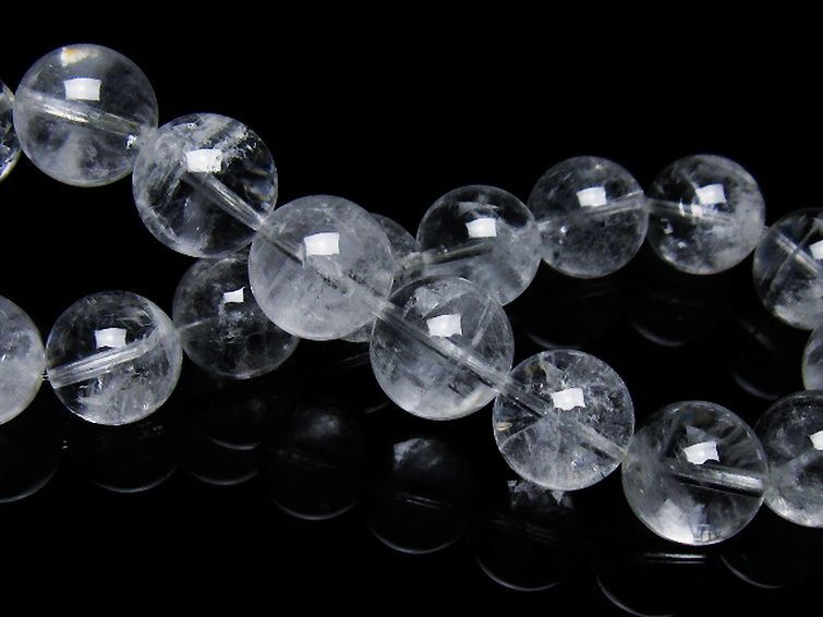 ラビットヘア ファントム 水晶 ブレスレット 11mm [T458-1366] 2枚目