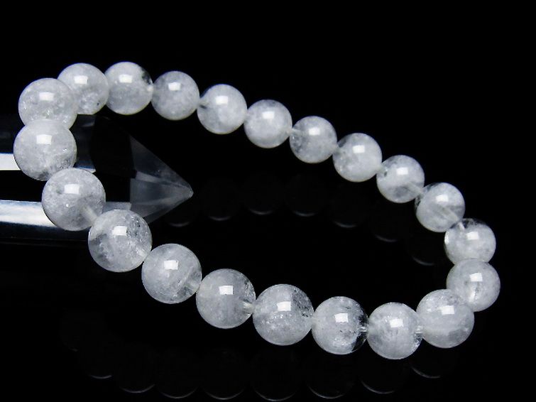 ラビットヘア ファントム 水晶 ブレスレット 9mm [T458-1383] 1枚目