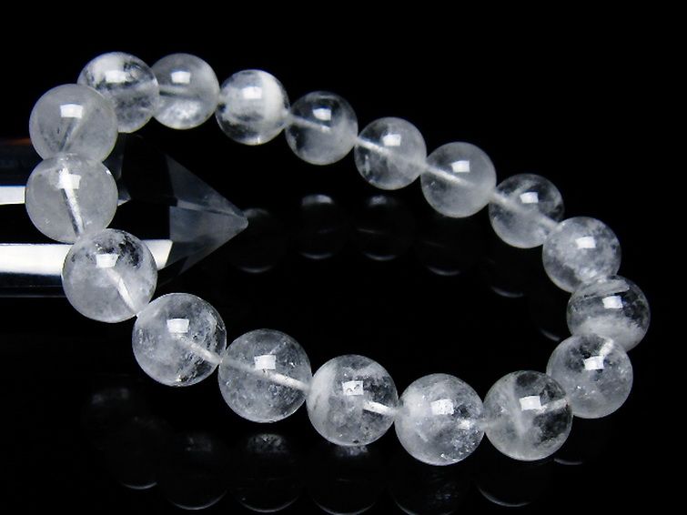 ラビットヘア ファントム 水晶 ブレスレット 11mm [T458-1445] 1枚目