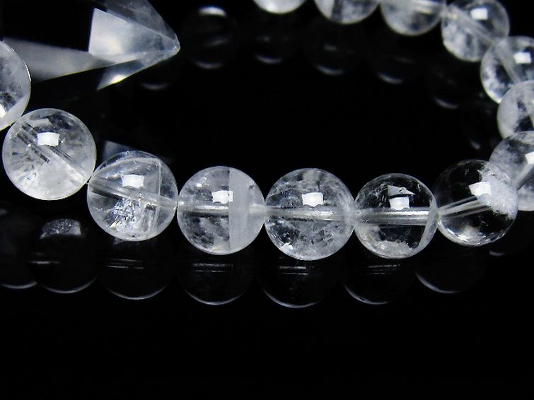 ラビットヘア ファントム 水晶 ブレスレット 9mm [T458-1469] 3枚目