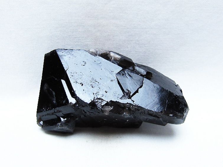 山東省産 モリオン 純天然 黒水晶 原石 [t460-7671] 1枚目