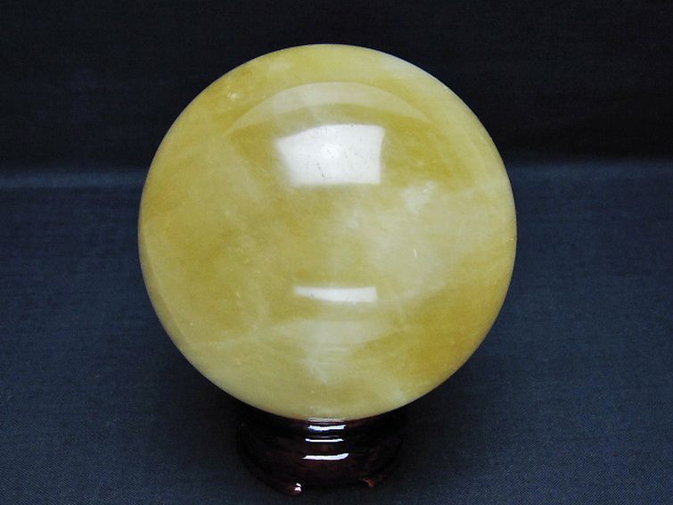 カルサイト丸玉 85mm [T461-11358] 3枚目