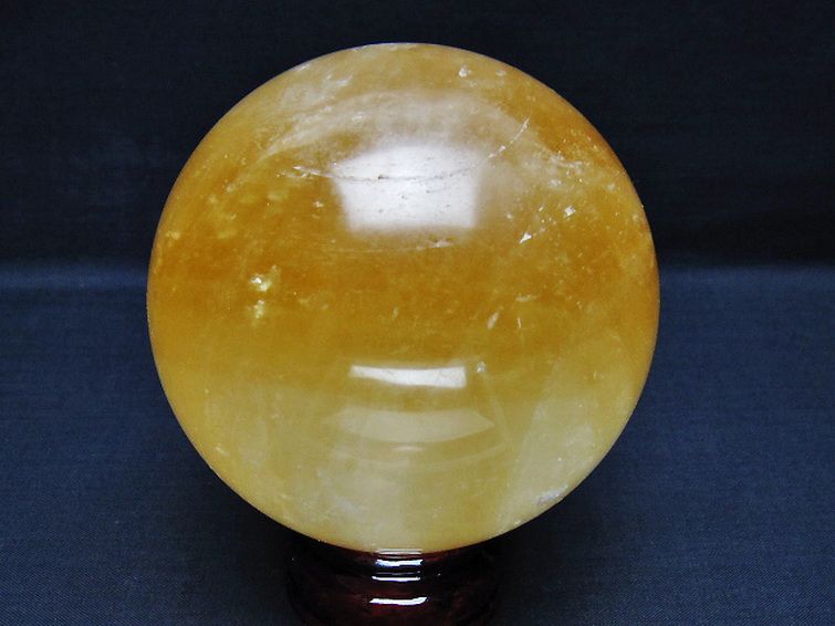 1.1Kgカルサイト丸玉 90mm [T461-11363] 3枚目