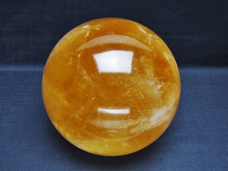 1.7Kgカルサイト丸玉 110mm [T461-11380] 1枚目