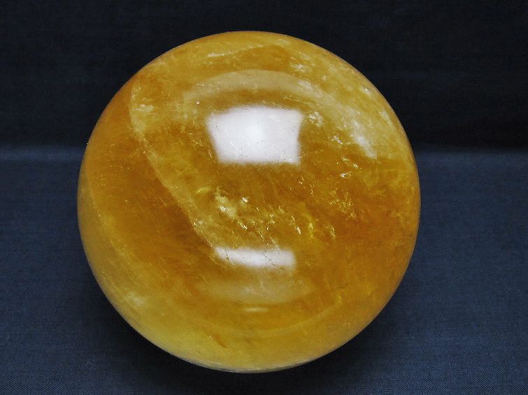 1.4Kgカルサイト丸玉 97mm [T461-11382] 1枚目