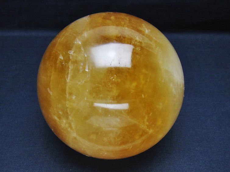 1Kgカルサイト丸玉 90mm [T461-11384] 1枚目