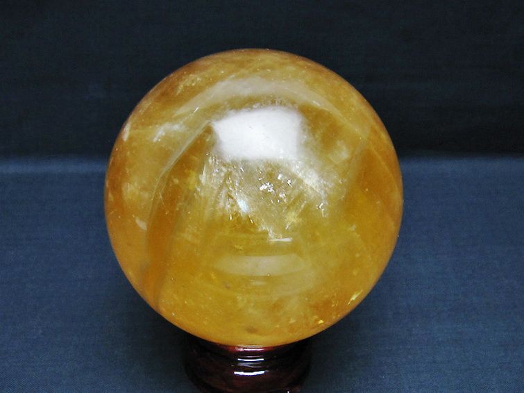 1.1Kgカルサイト丸玉 90mm [T461-11385] 3枚目