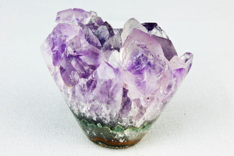 パワーストーン 天然石 フラワーアメジストクラスター[T466-1766]