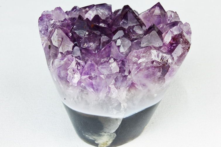 パワーストーン 天然石 フラワーアメジストクラスター[T466-1775]