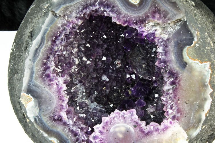 2.4Kgウルグアイ産 サークルジオード アメジストドーム [t466-1830] 2枚目