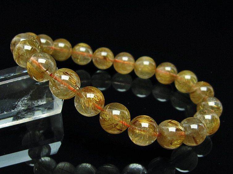 _様　　王道　板状タイチンルチルブレスレット　9 _様 王道 板状タイチンルチルブレスレット 9 _様王道板状