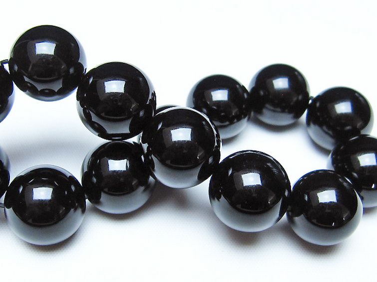 オニキスブレスレット 16mm [t474-1849] 2枚目
