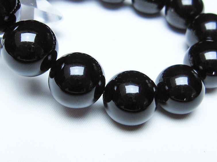 オニキスブレスレット 16mm [t474-1849] 3枚目