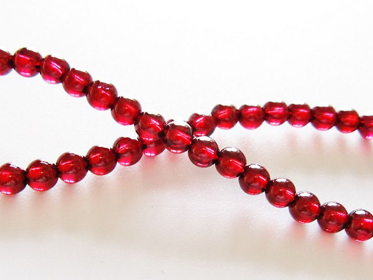 キャンディピンクガーネットブレスレット 4mm [t483-7885] 2枚目