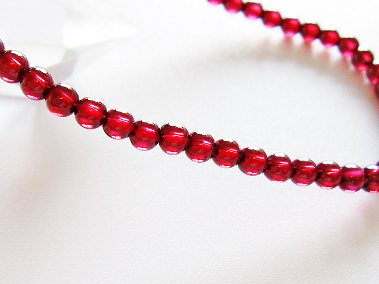 キャンディピンクガーネットブレスレット 4mm [t483-7921] 3枚目