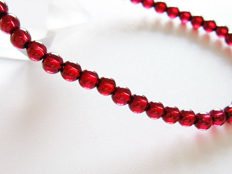 ガーネットブレスレット 4mm [T483-7938] 3枚目