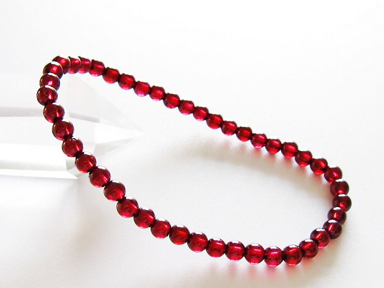 ガーネットブレスレット 4mm [T483-7950] 1枚目