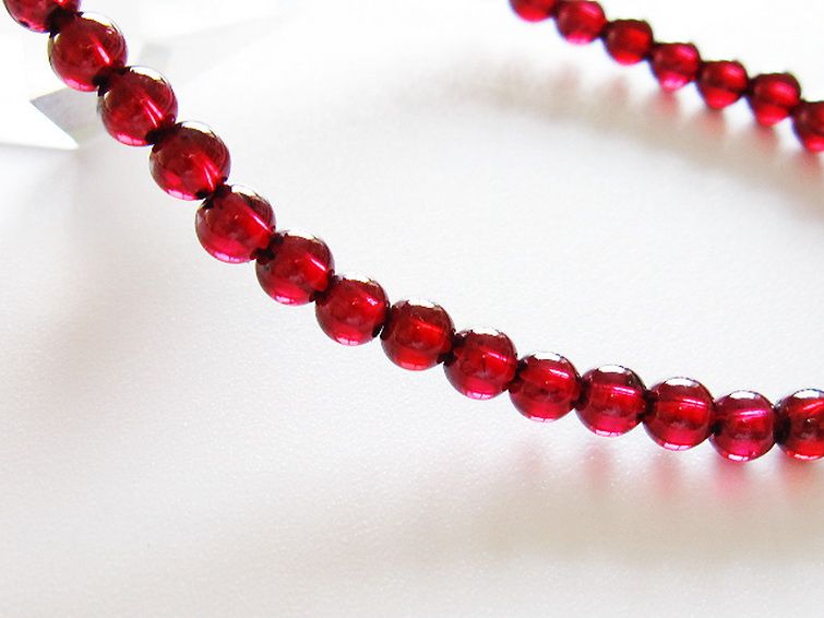ガーネットブレスレット 4mm [T483-7950] 3枚目