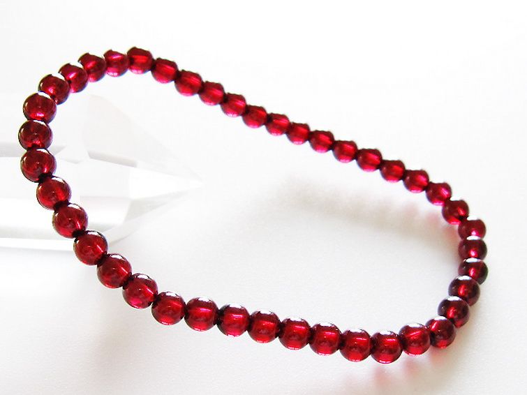 ガーネットブレスレット 4mm [T483-7953] 1枚目