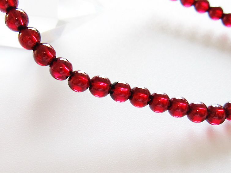 ガーネットブレスレット 4mm [T483-7953] 3枚目