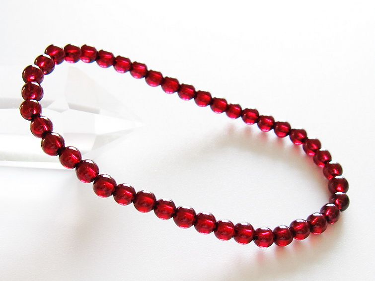 ガーネットブレスレット 4mm [T483-7964] 1枚目