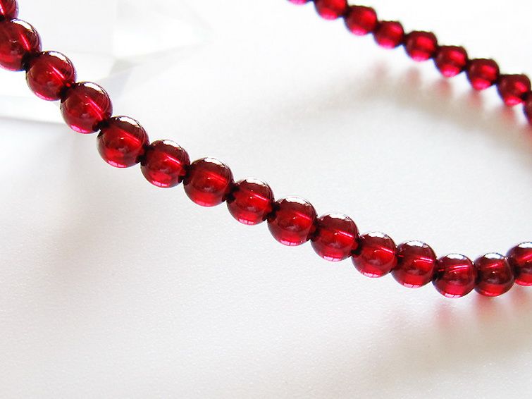 ガーネットブレスレット 4mm [T483-7964] 3枚目