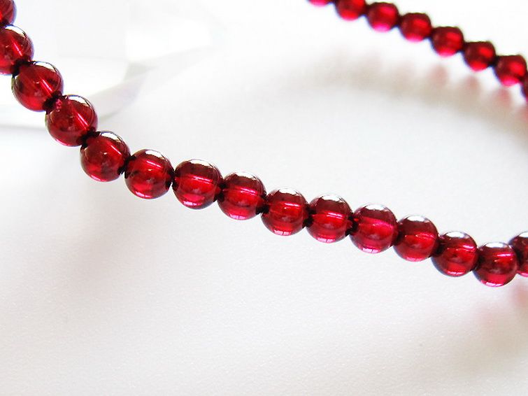 ガーネットブレスレット 5mm [T483-7965] 3枚目