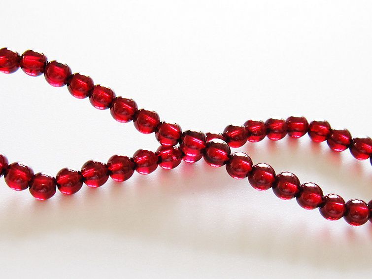 キャンディピンクガーネットブレスレット 4mm [t483-7973] 2枚目