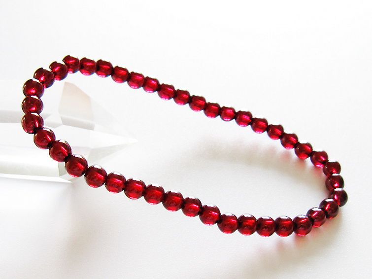 ガーネットブレスレット 5mm [T483-7976] 1枚目