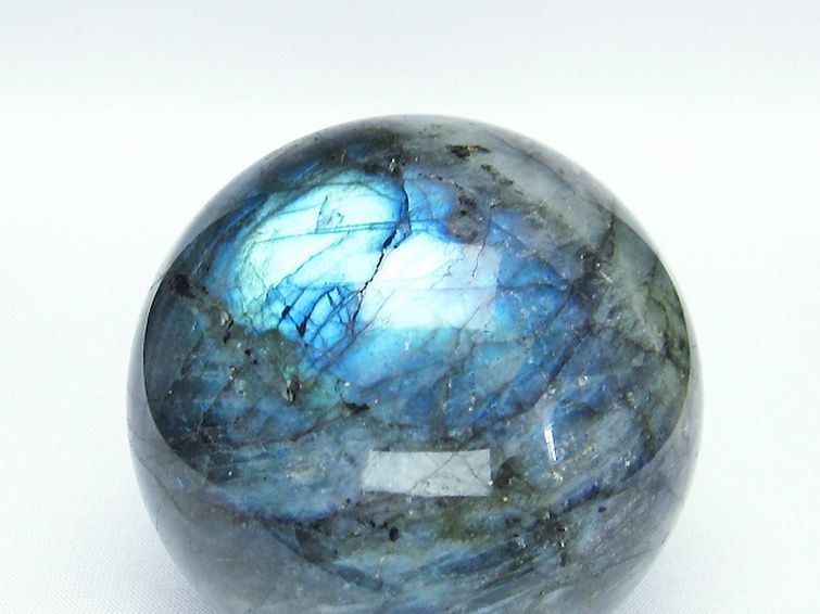 ラブラドライト丸玉 69mm [t484-1703] 3枚目