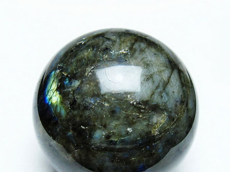 ラブラドライト丸玉 63mm [T484-2627] 2枚目