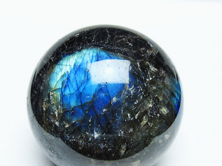 パワーストーン 天然石 ラブラドライト丸玉 69mm [T484-2663]