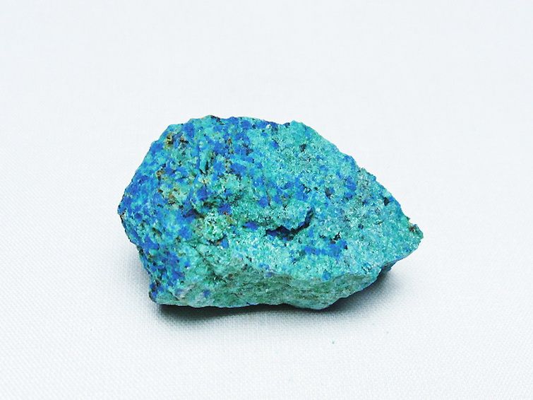 アズライト 藍銅鉱 ブルーマラカイト 原石[T485-3358] 1枚目