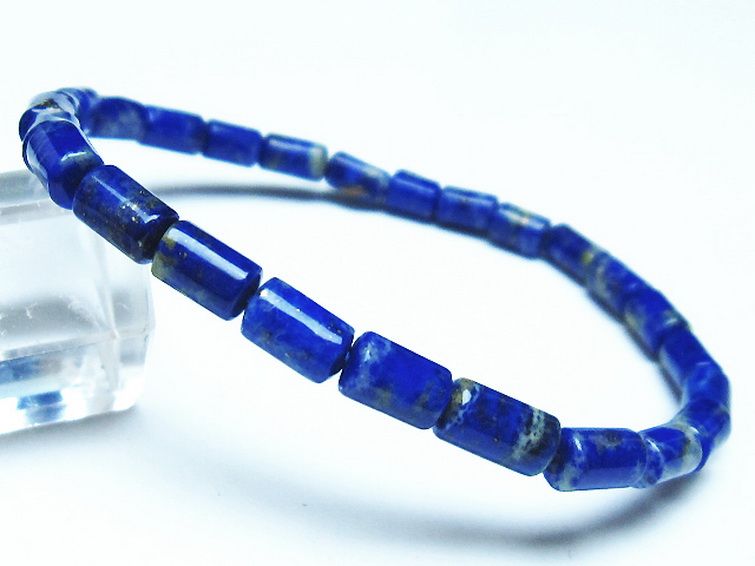 ラピスラズリブレスレット 4mm [T490-2244] 1枚目