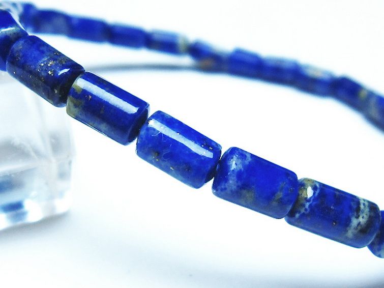 ラピスラズリブレスレット 4mm [T490-2244] 3枚目