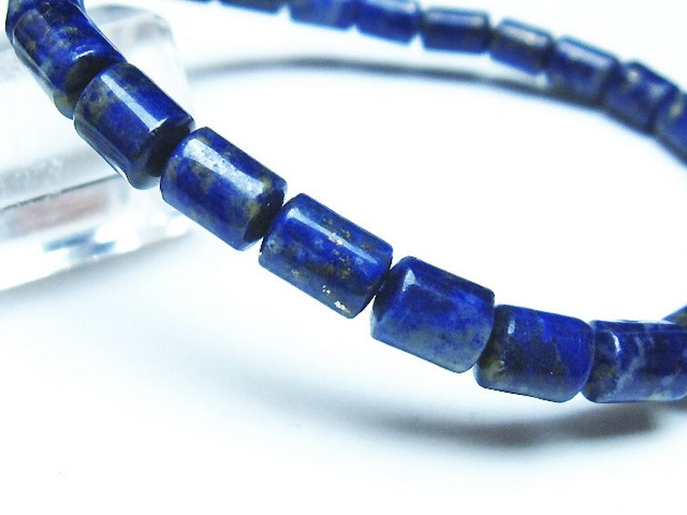 ラピスラズリブレスレット 5mm [T490-2279] 3枚目