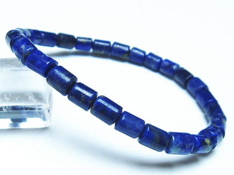 ラピスラズリブレスレット 5mm [t490-2283] 1枚目
