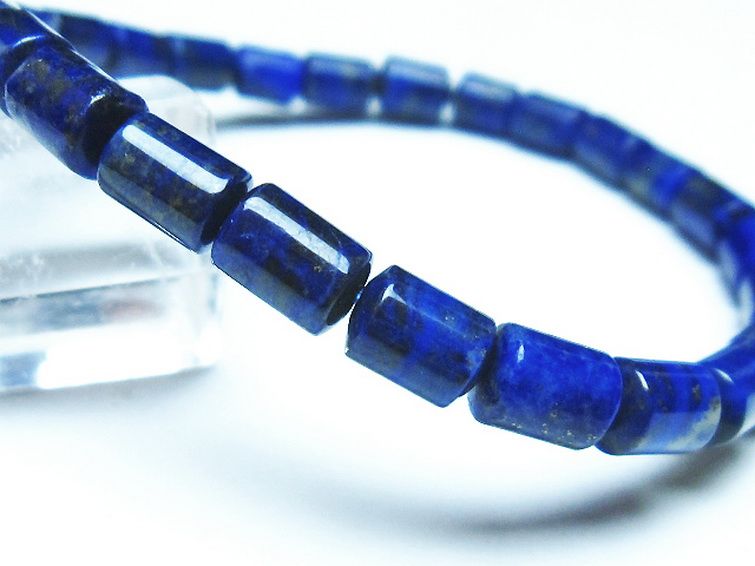 ラピスラズリブレスレット 5mm [T490-2284] 3枚目