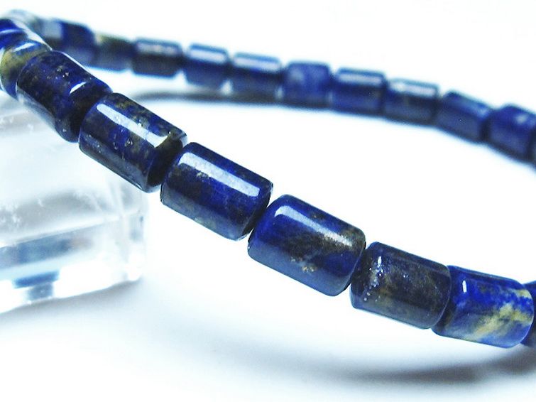 ラピスラズリブレスレット 5mm [t490-2305] 3枚目