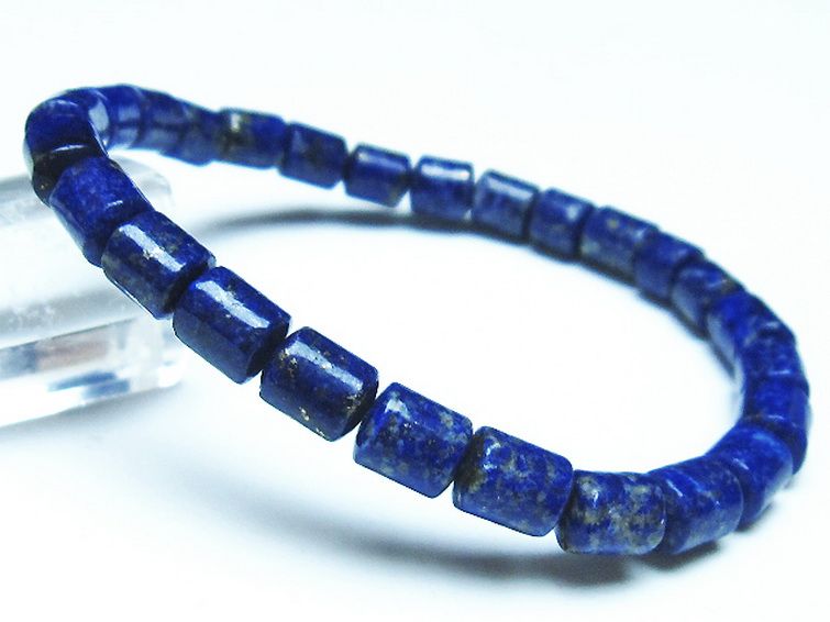 ラピスラズリブレスレット 6mm [t490-2309] 1枚目