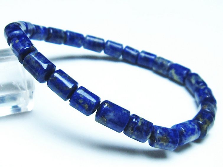 ラピスラズリブレスレット 6mm [t490-2313] 1枚目