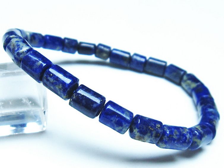 ラピスラズリブレスレット 6mm [t490-2315] 1枚目
