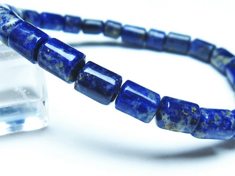 ラピスラズリブレスレット 6mm [t490-2315] 3枚目